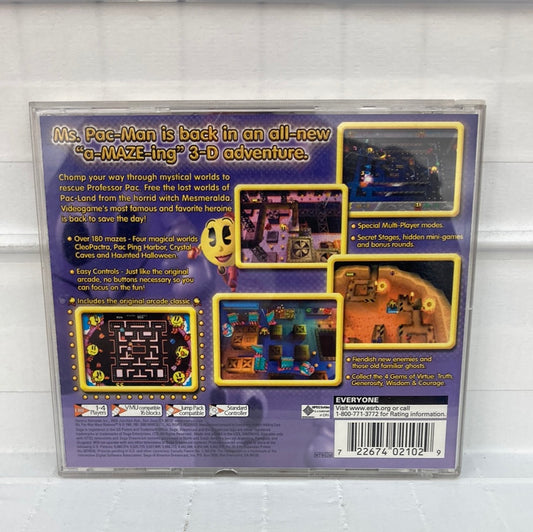 Ms. Pac-Man Maze Madness - Sega Dreamcast