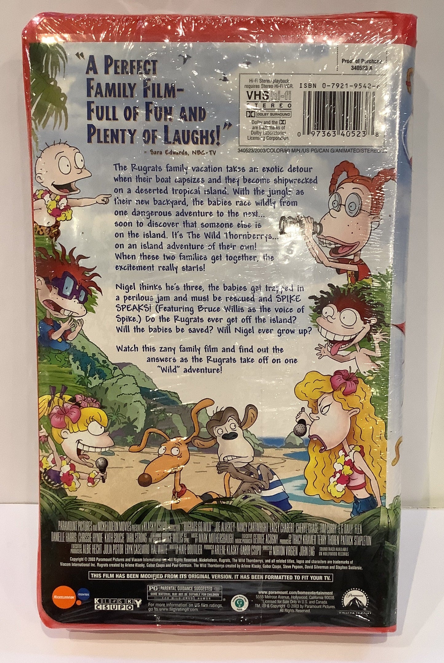 Rugrats Go Wild - VHS Movie