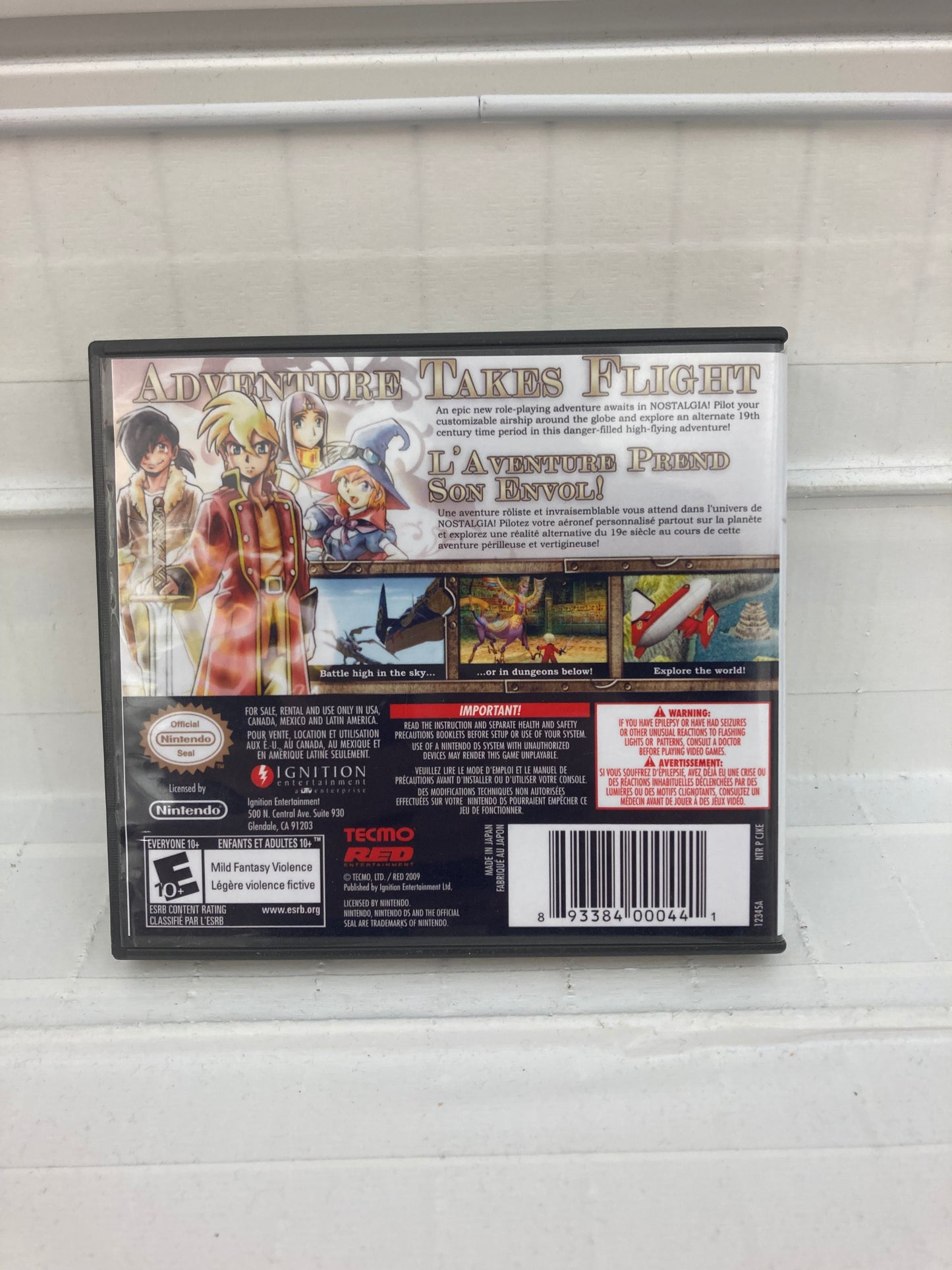 Nostalgia - Nintendo DS