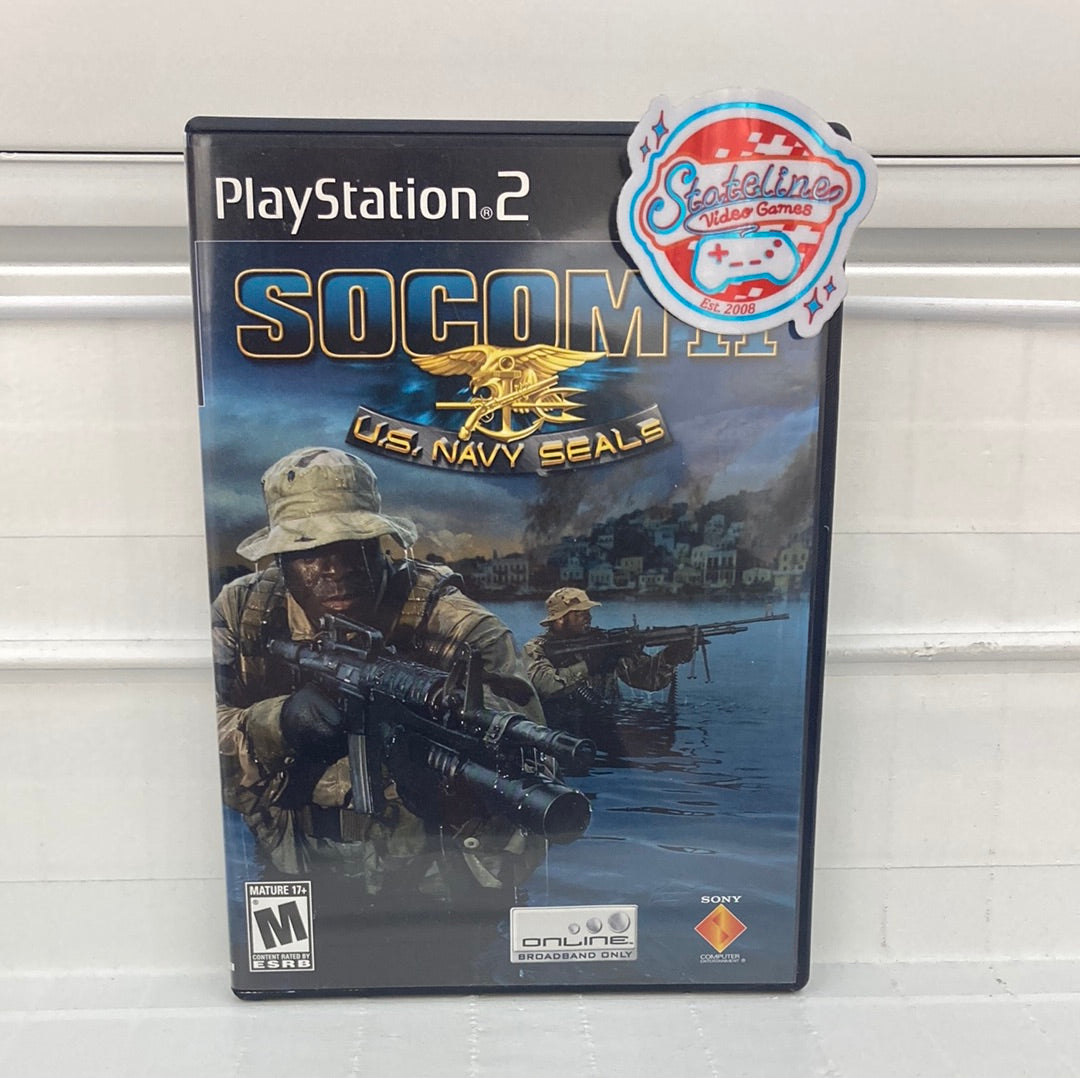 SOCOM II: U.S. Navy Seals Platinum - PS2 - Jeu Occasion Pas Cher SOCOM II: U.S. Navy Seals Platinum - PS2 - Jeu Occasion Pas Cher