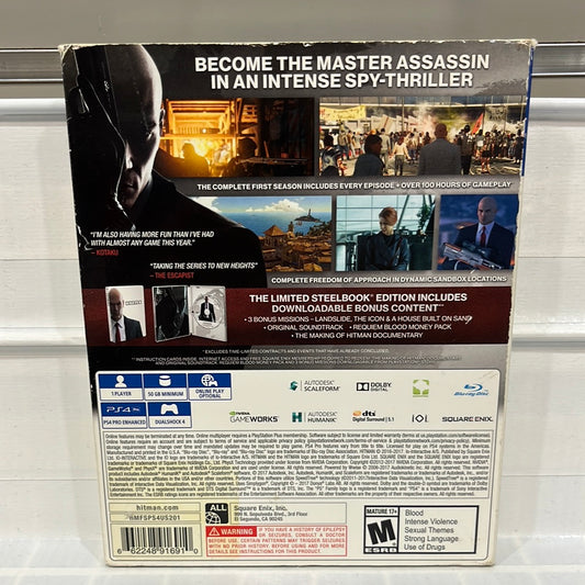 Hitman The Complete First Season - Playstation 4