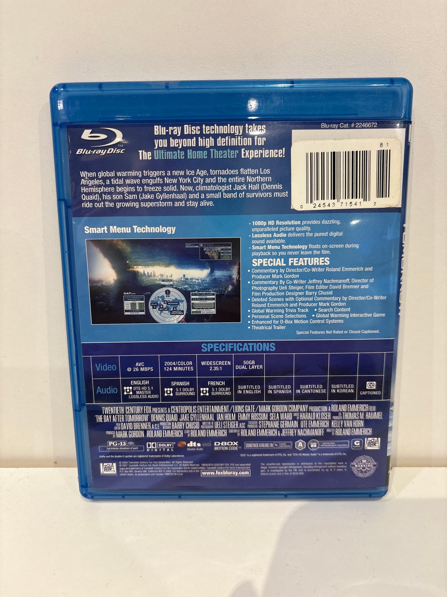 The Day After Tomorrow - Blu-Ray