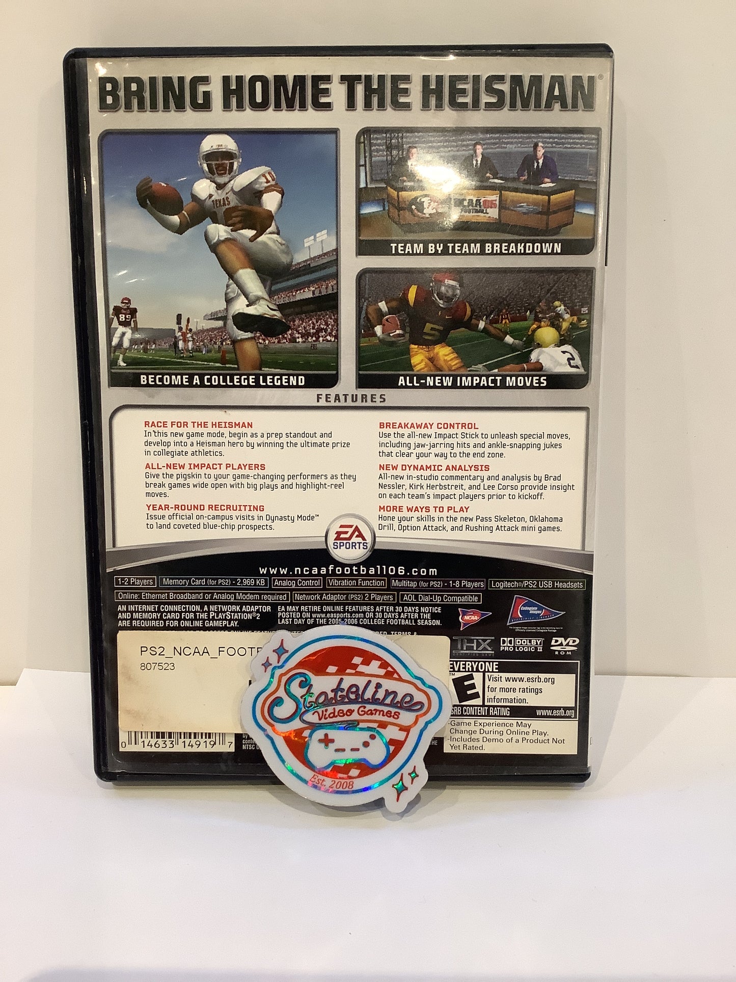 NCAA Football 2006 - Playstation 2