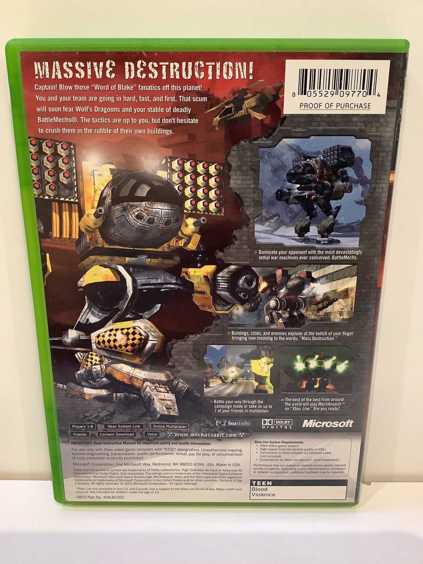MechAssault - Xbox
