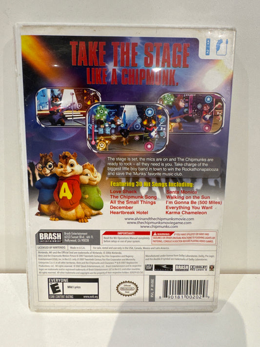Alvin And The Chipmunks The Game - Wii