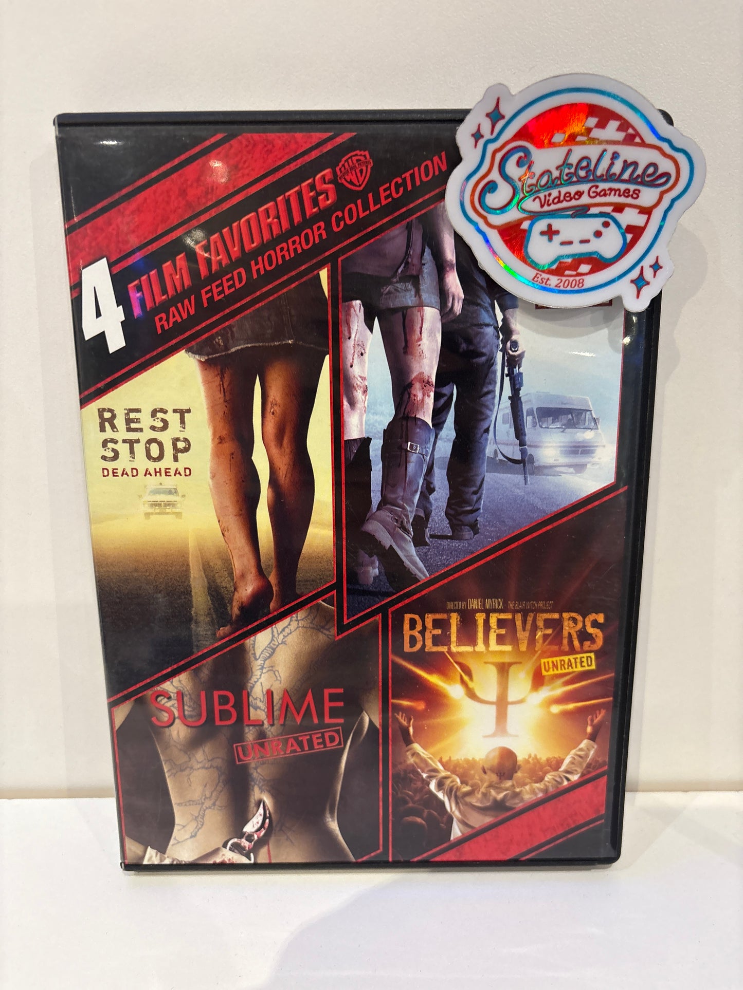 4 Film Favorites: Raw Feed Horror Collection - DVD