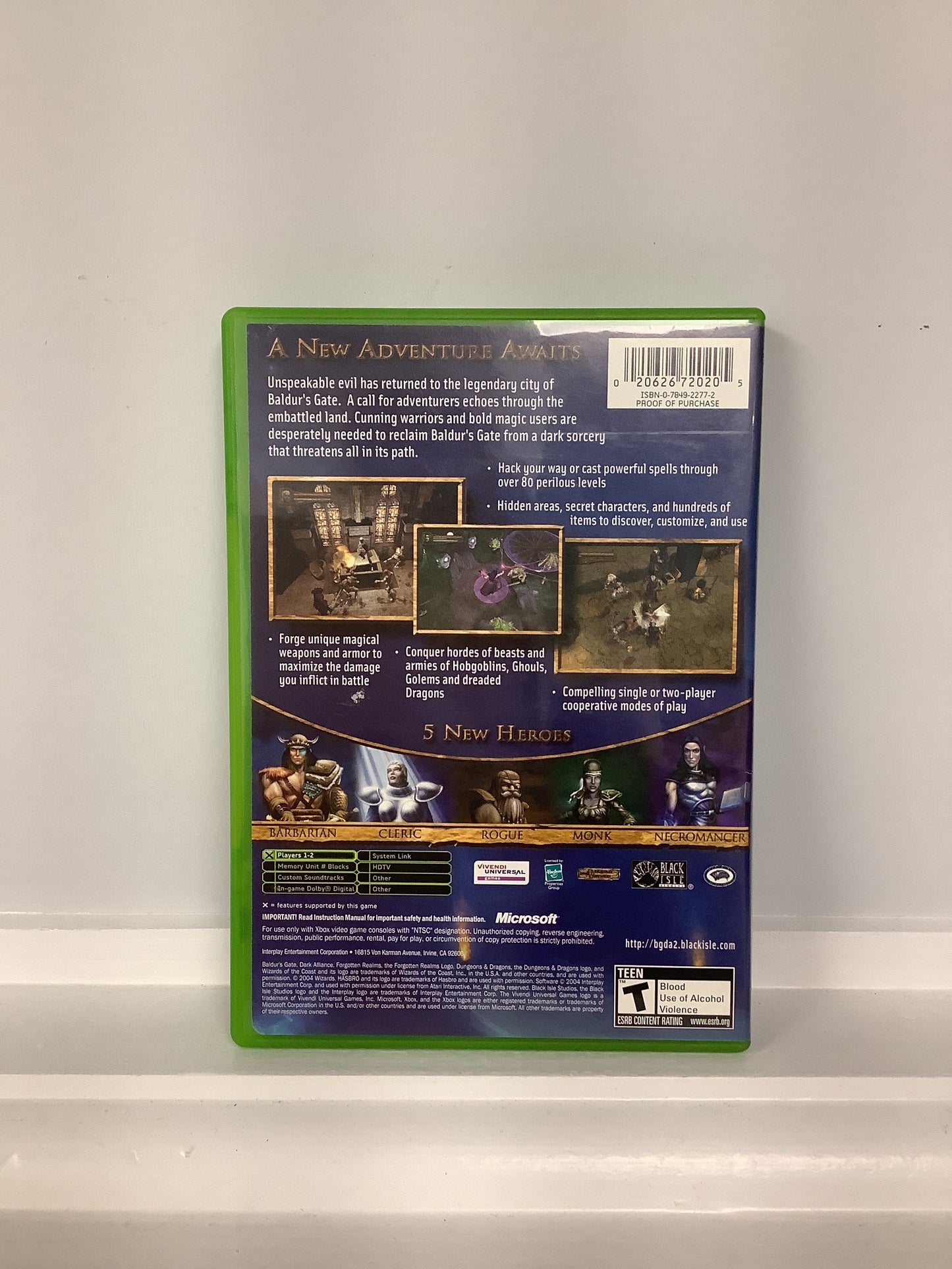 Baldur's Gate Dark Alliance 2 - Xbox