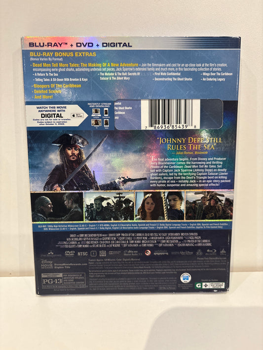 Pirates of the Caribbean: Dead Men Tell No Tales - Blu-Ray
