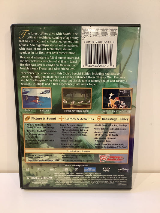 Bambi: 2-Disc Special Edition - DVD