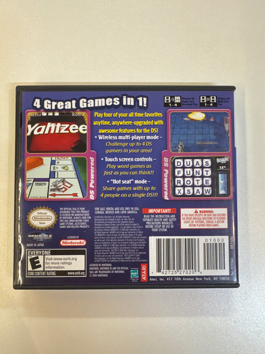 Monopoly / Boggle / Yahtzee / Battleship - Nintendo DS