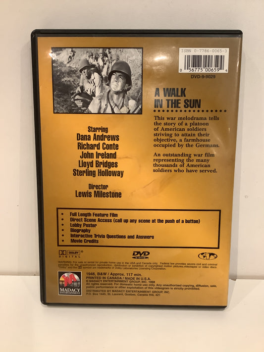 A Walk in the Sun - DVD