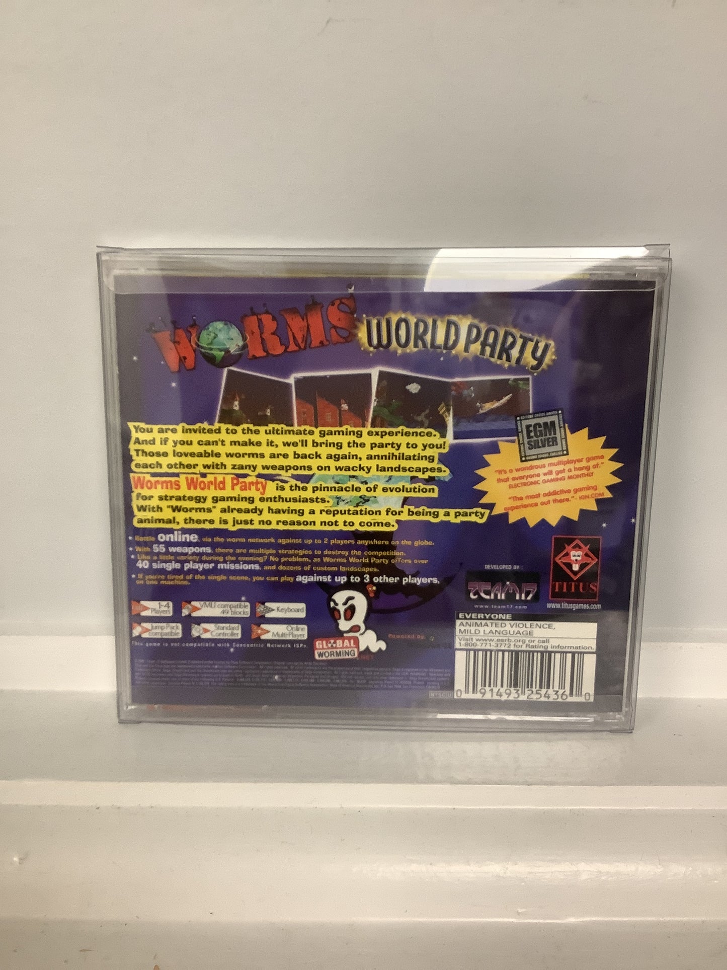 Worms World Party - Sega Dreamcast