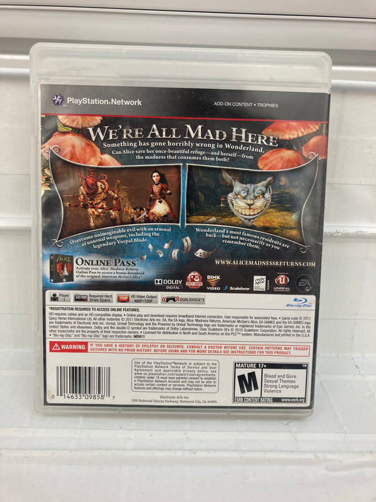 Alice: Madness Returns - Playstation 3