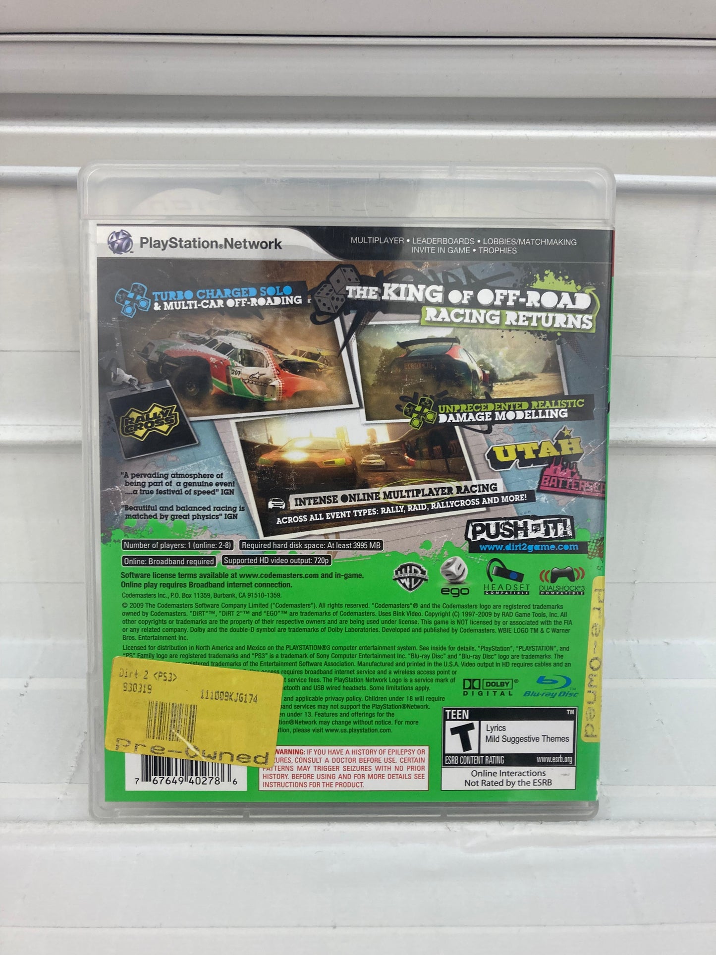 Dirt 2 - Playstation 3