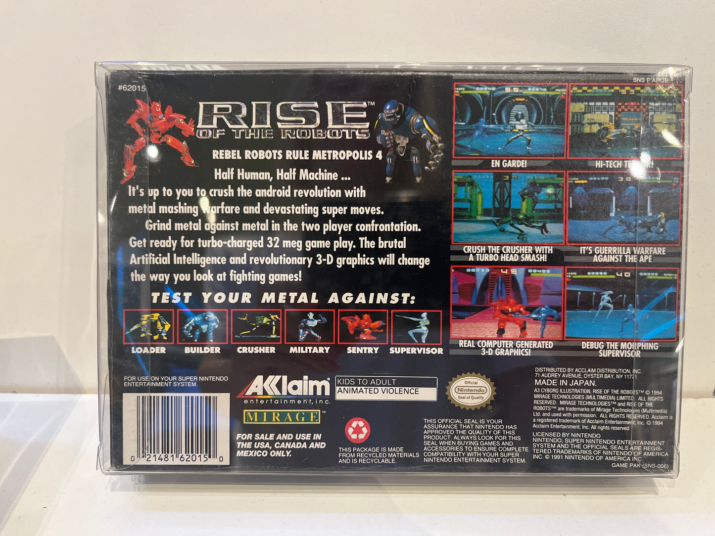 Rise of the Robots - Super Nintendo