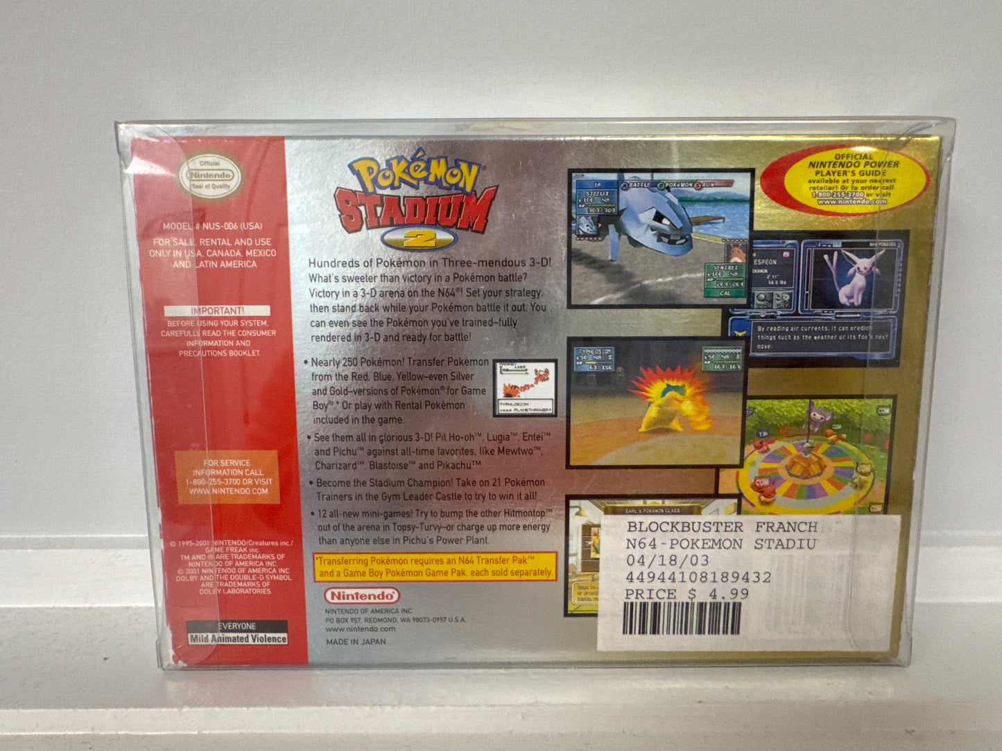 Pokemon Stadium 2 - Nintendo 64