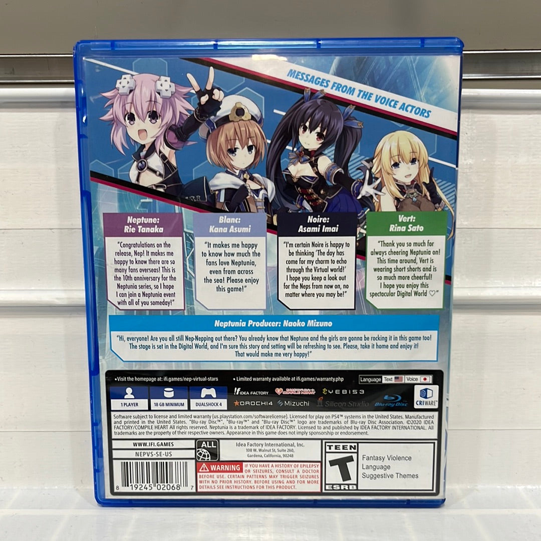 Neptunia Virtual Stars - Playstation 4