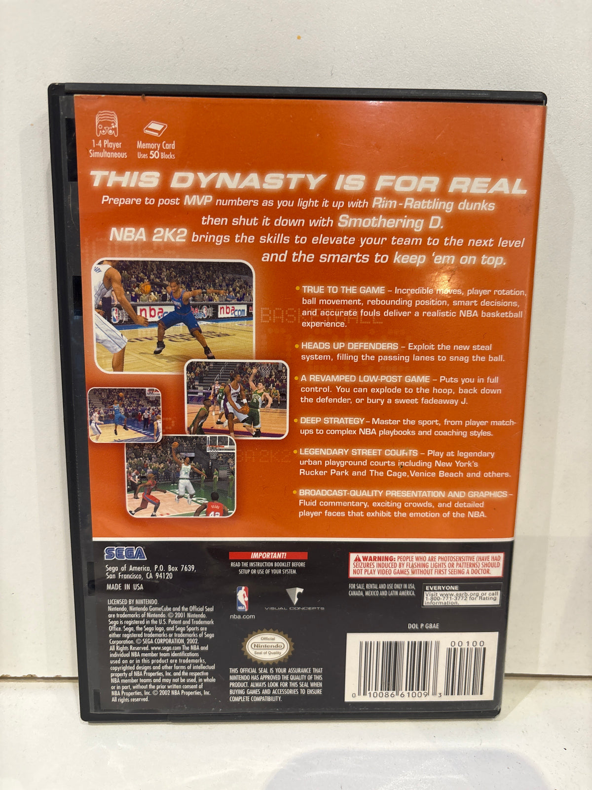 NBA 2K2 - Gamecube