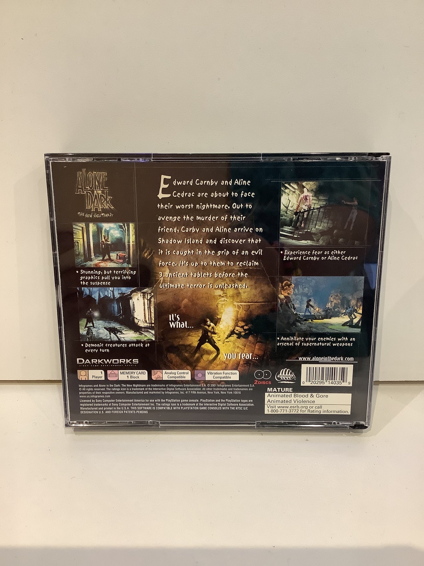 Alone In The Dark The New Nightmare - Playstation