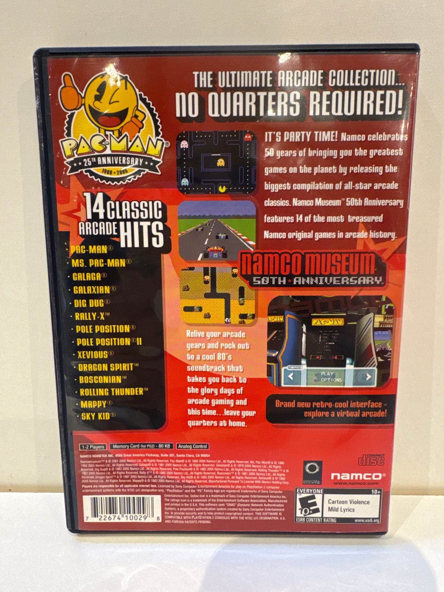 Namco Museum 50th Anniversary - Playstation 2