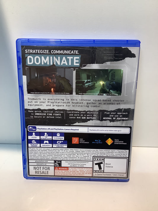 Firewall Zero Hour - Playstation 4
