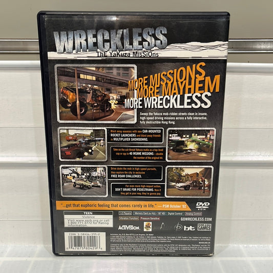 Wreckless Yakuza Missions - Playstation 2