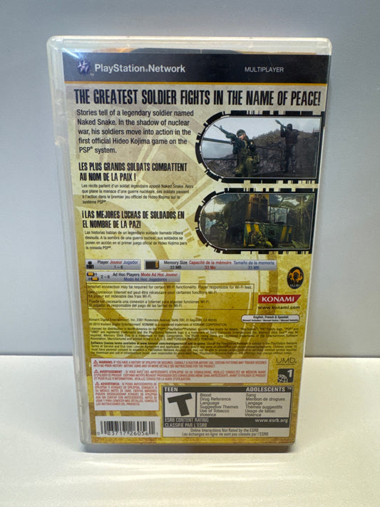 Metal Gear Solid: Peace Walker - PSP