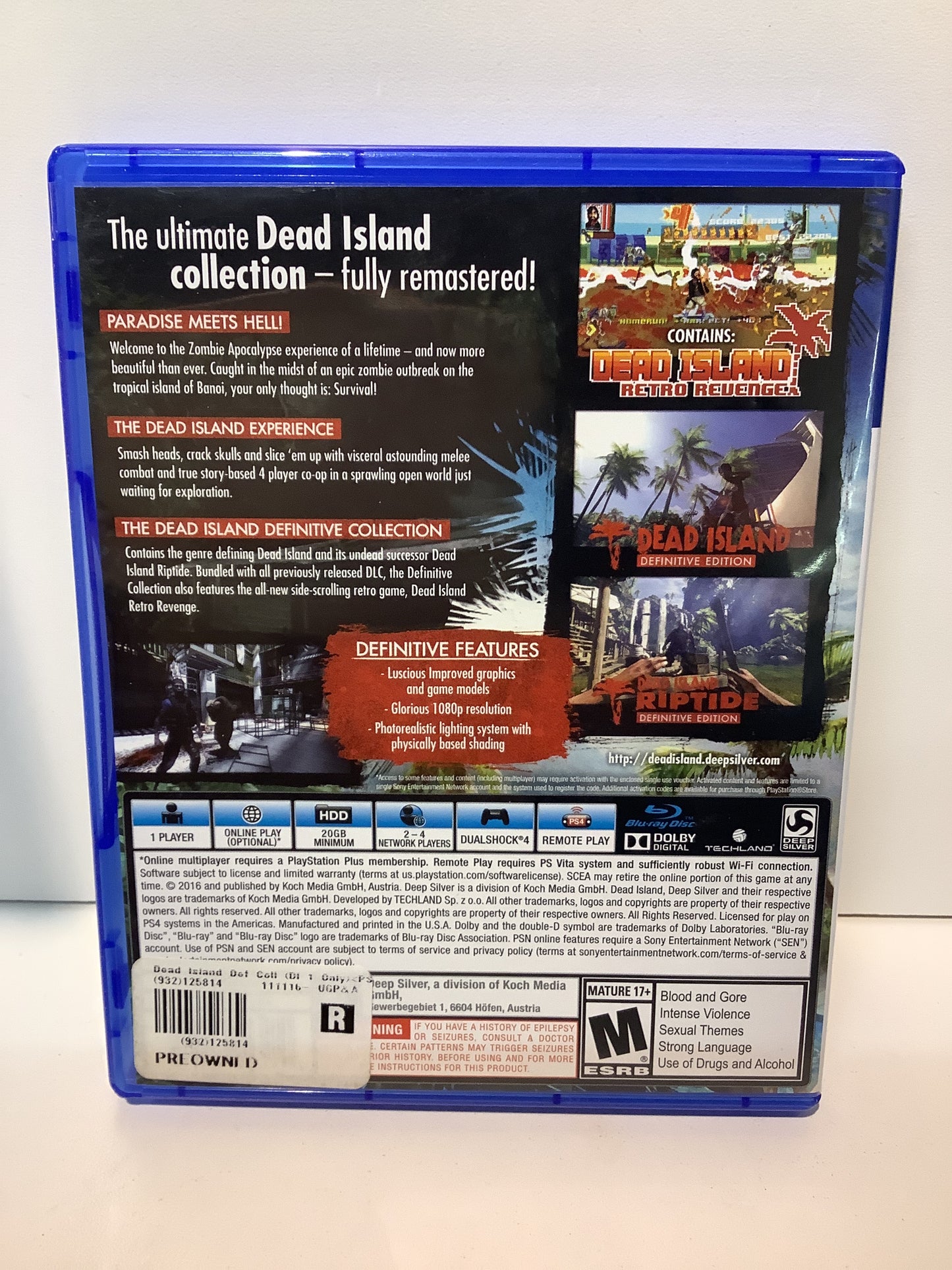 Dead Island Definitive Edition - Playstation 4