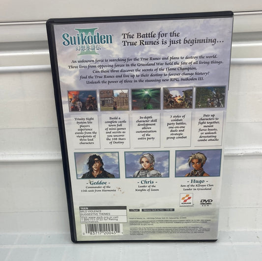 Suikoden 3 - Playstation 2