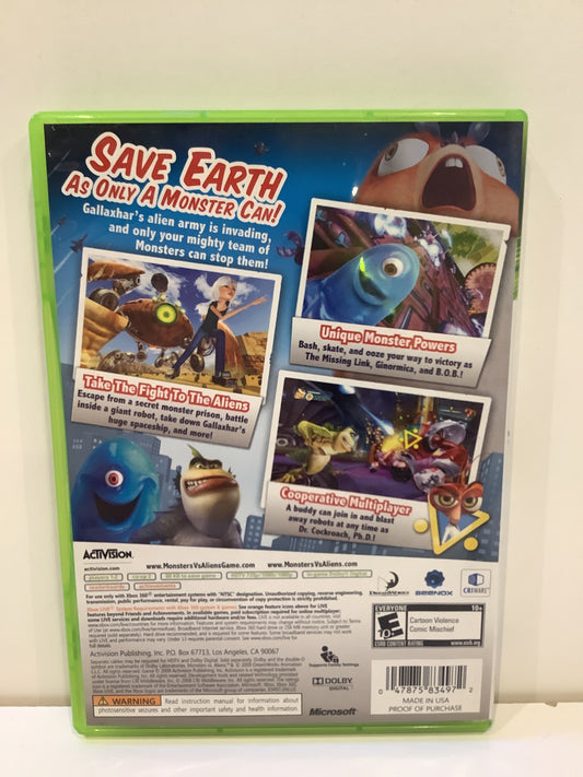 Monsters vs. Aliens - Xbox 360