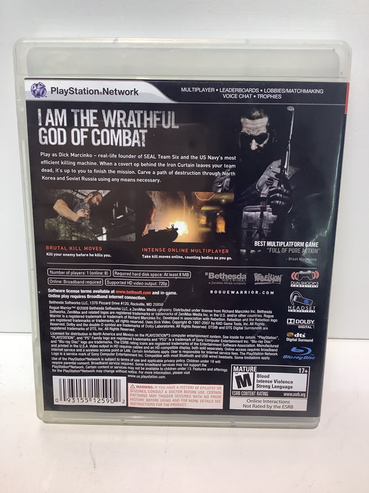 Rogue Warrior - Playstation 3