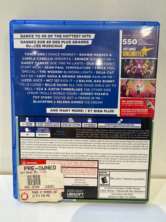 Just Dance 2021 - Playstation 4