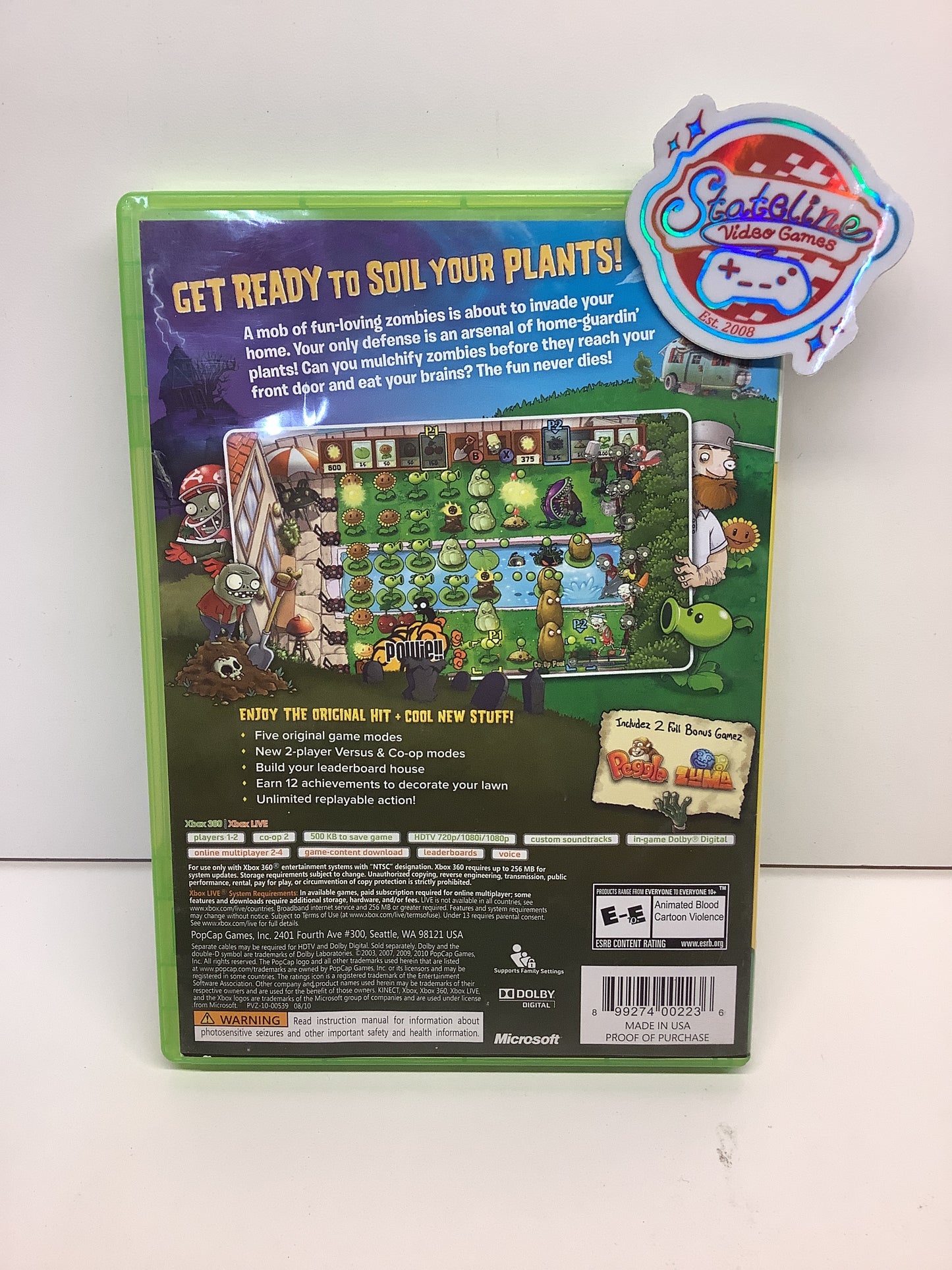 Plants vs. Zombies - Xbox 360