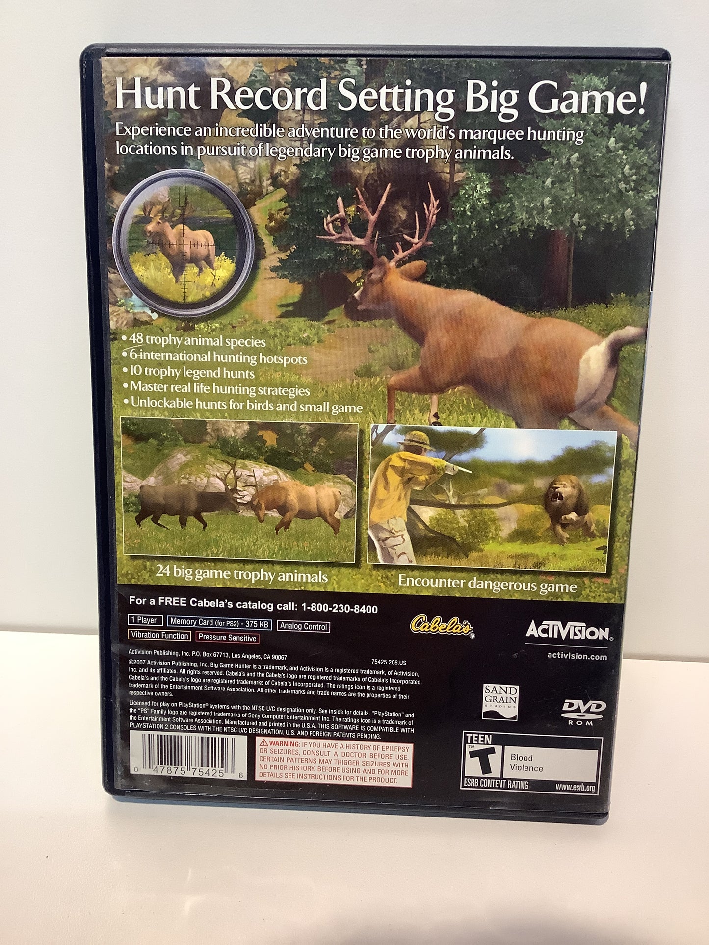 Cabela's Big Game Hunter 2008 - Playstation 2