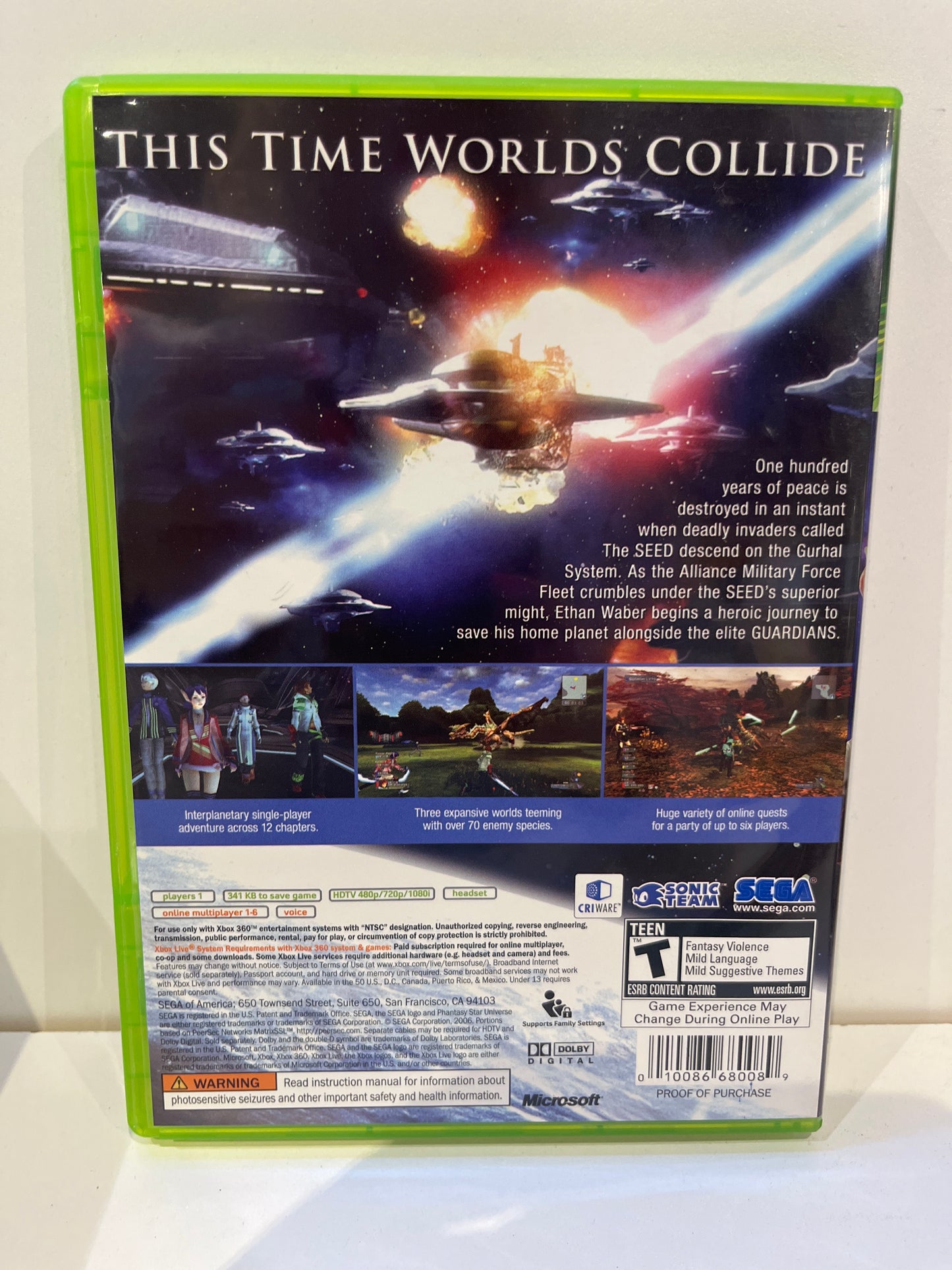 Phantasy Star Universe - Xbox 360