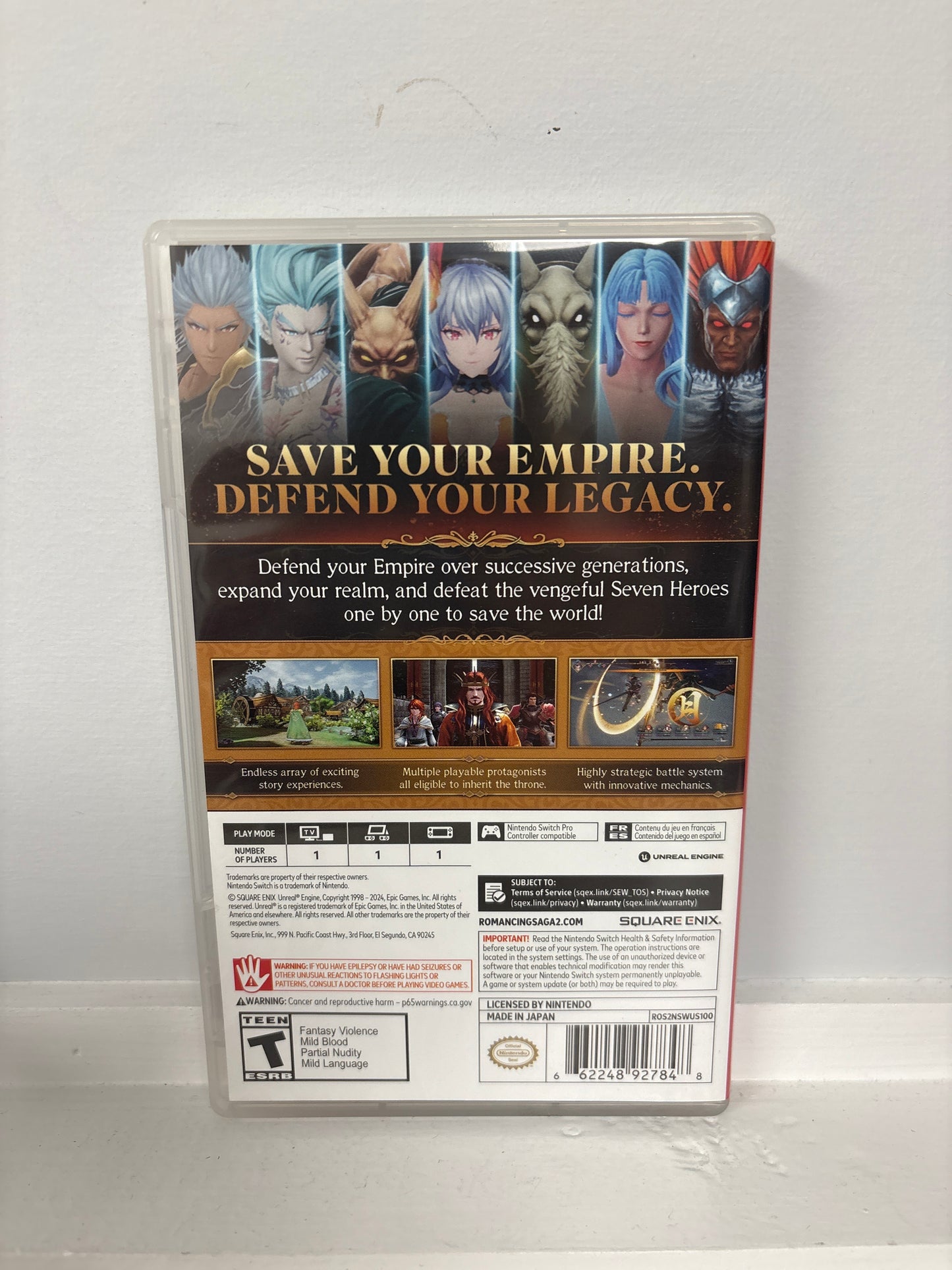 Romancing SaGa 2: Revenge of the Seven - Nintendo Switch