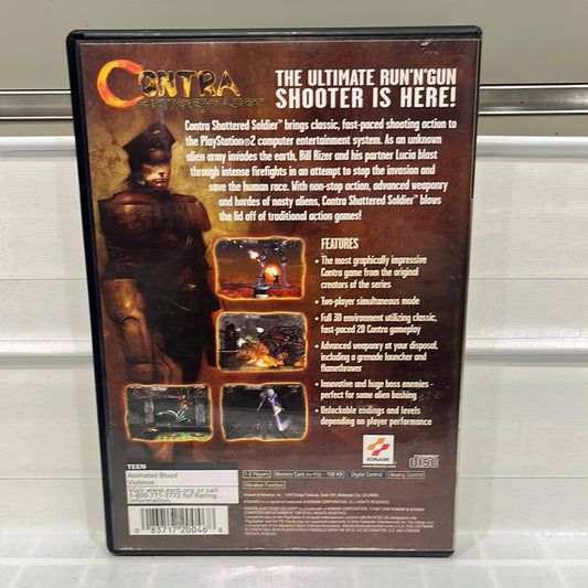 Contra Shattered Soldier - Playstation 2