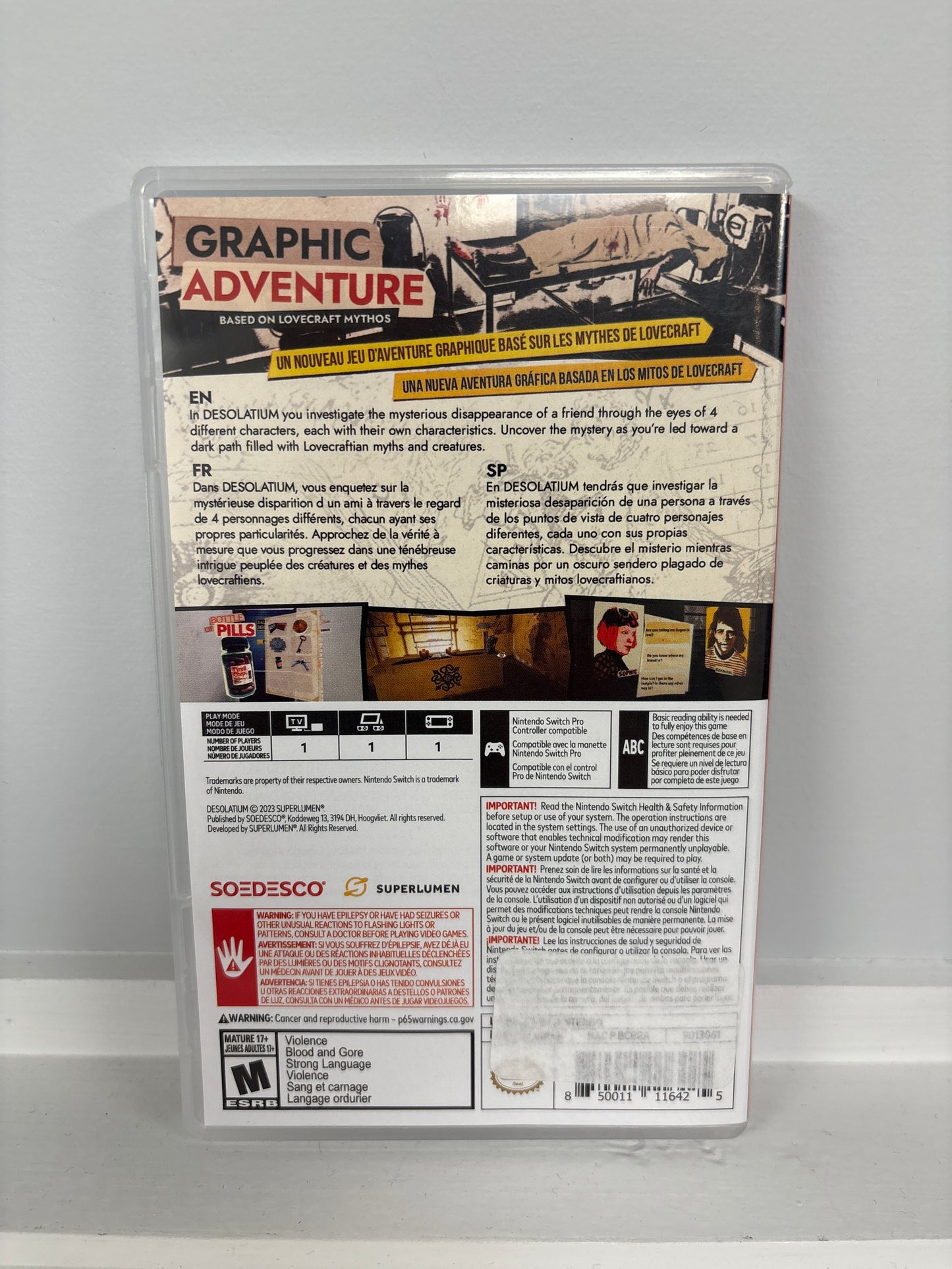 Desolatium - Nintendo Switch