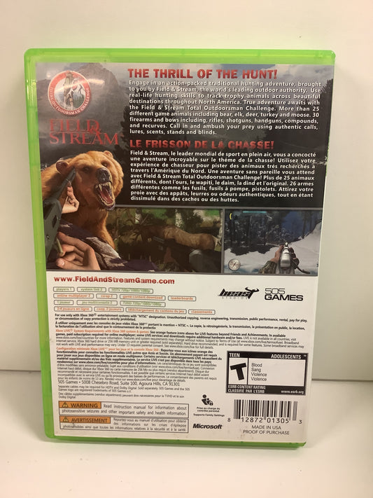Field & Stream: Total Outdoorsman Challenge - Xbox 360