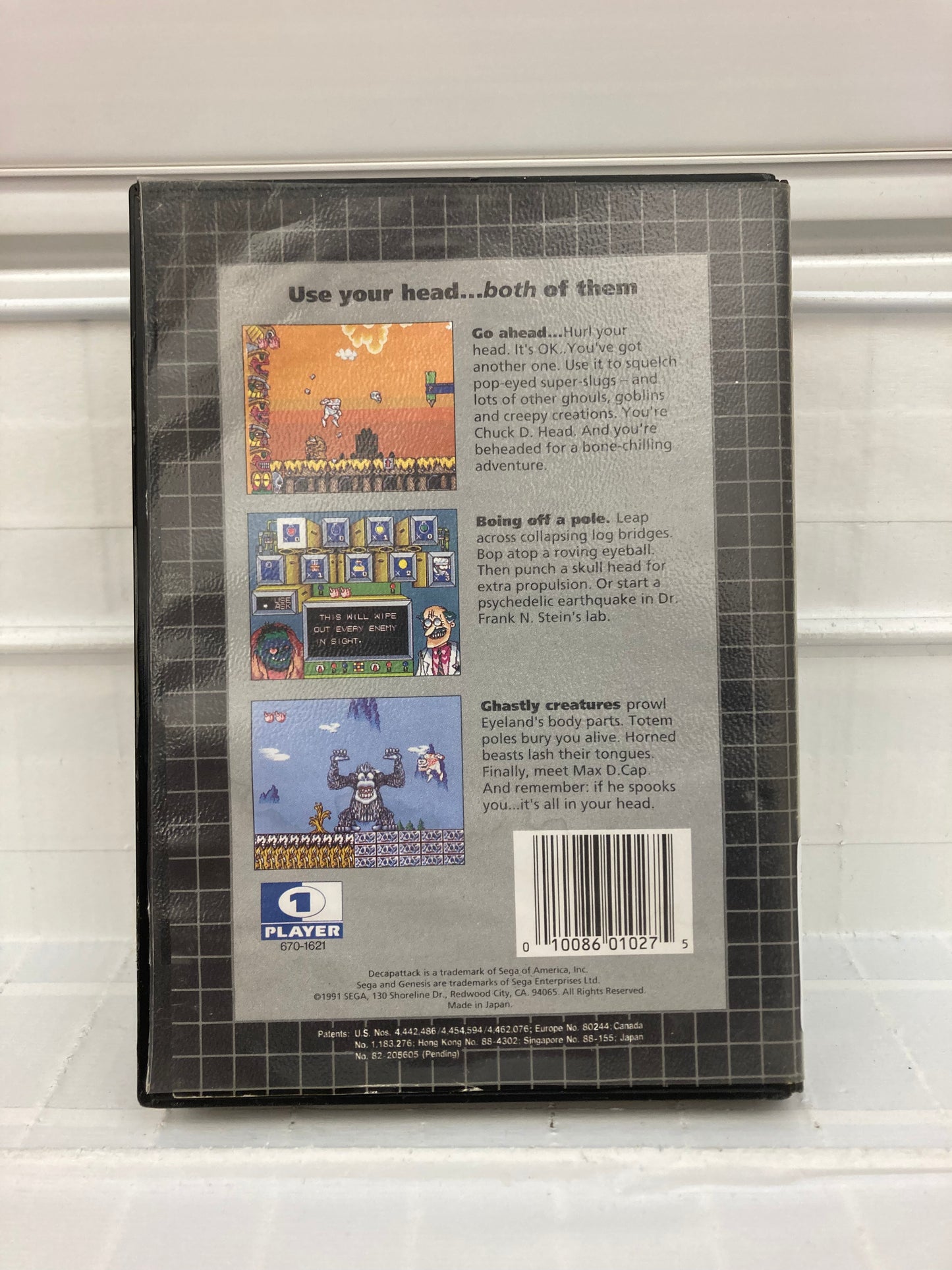 Decap Attack - Sega Genesis