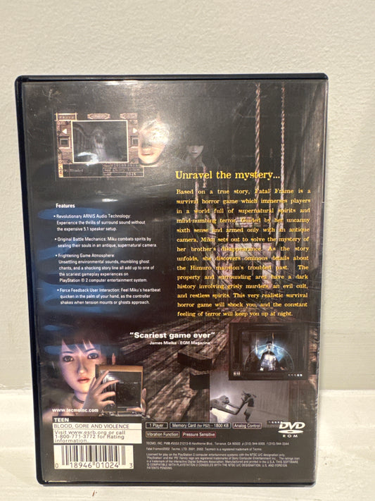 Fatal Frame - Playstation 2