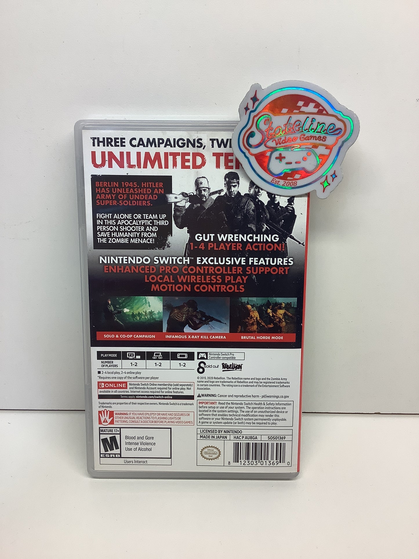 Zombie Army Trilogy - Nintendo Switch