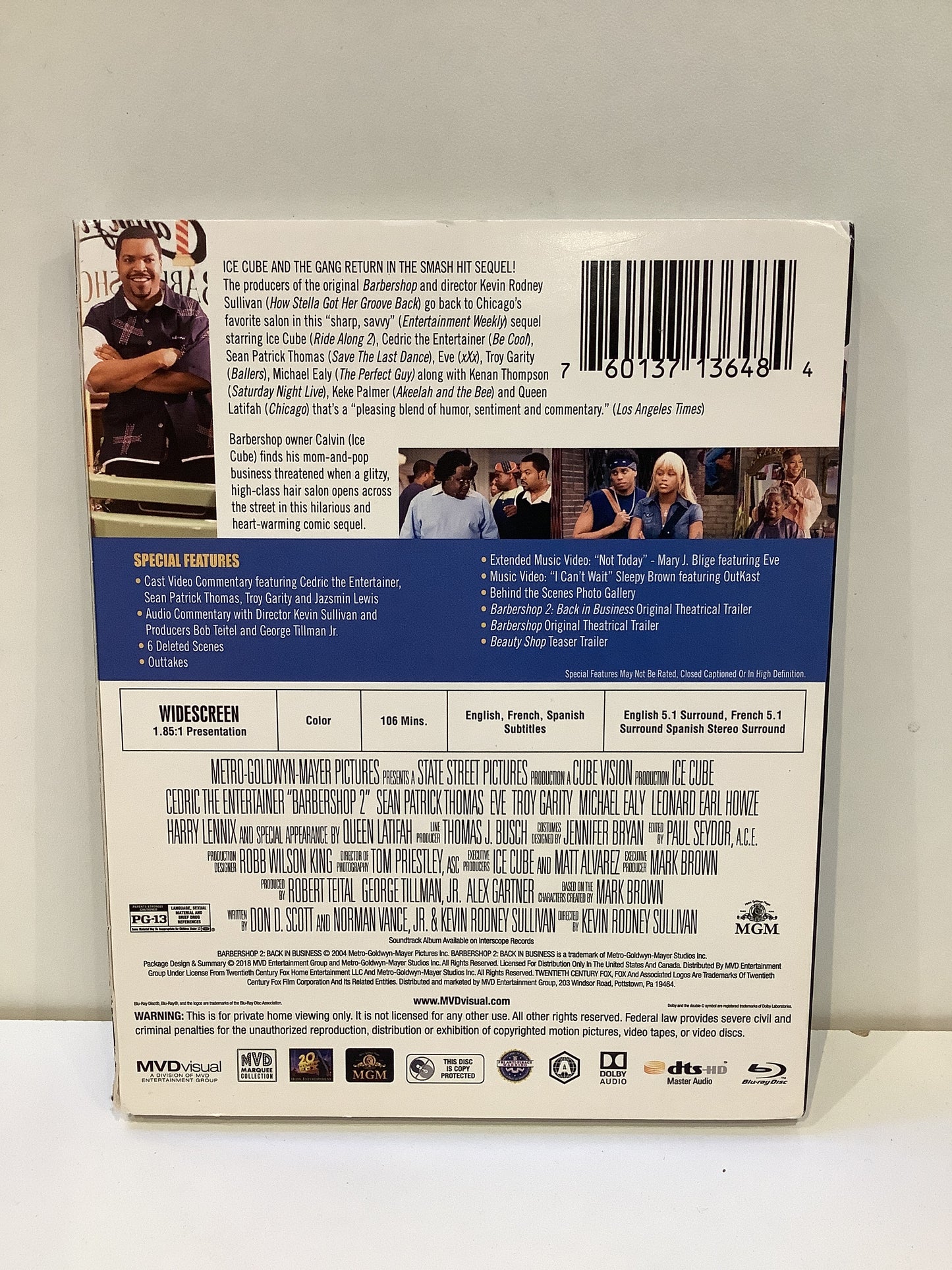 Barbershop 2: Back in Business - Blu-Ray