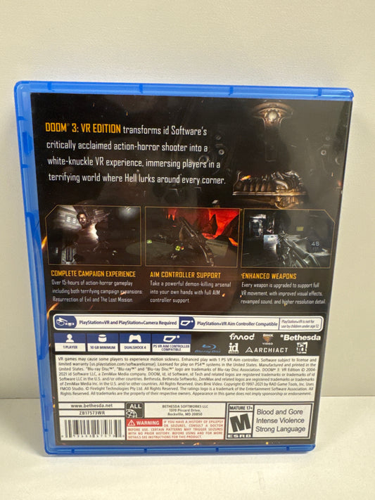 DOOM 3: VR Edition - Playstation 4