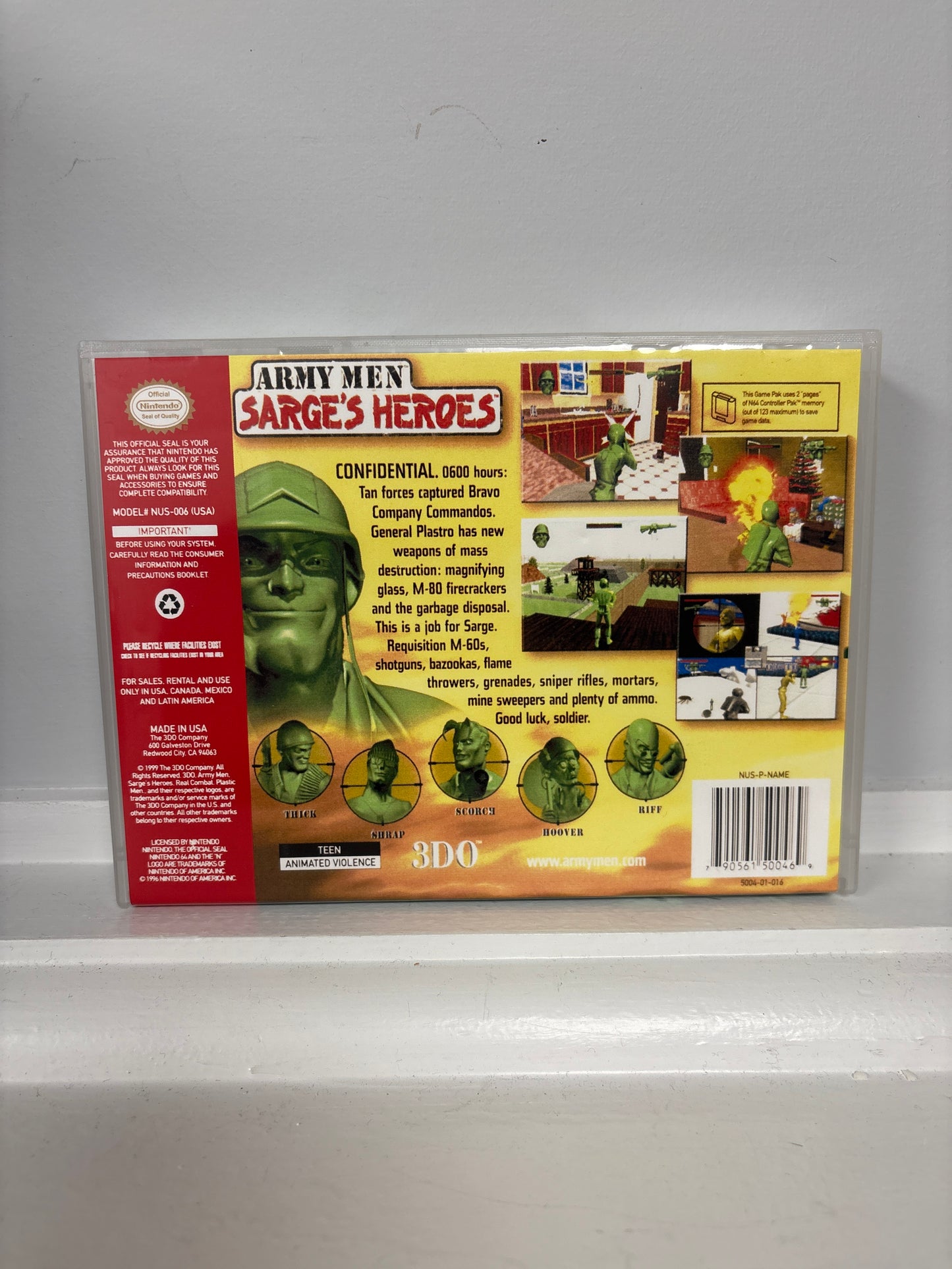 Army Men Sarge's Heroes - Nintendo 64