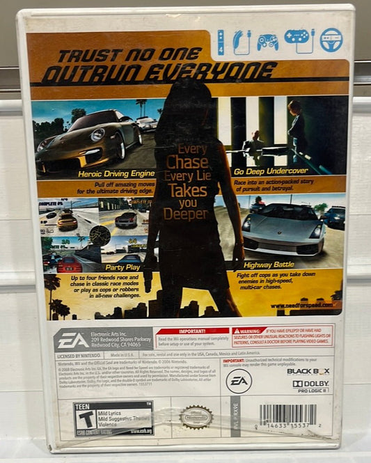 Need for Speed Undercover - Wii