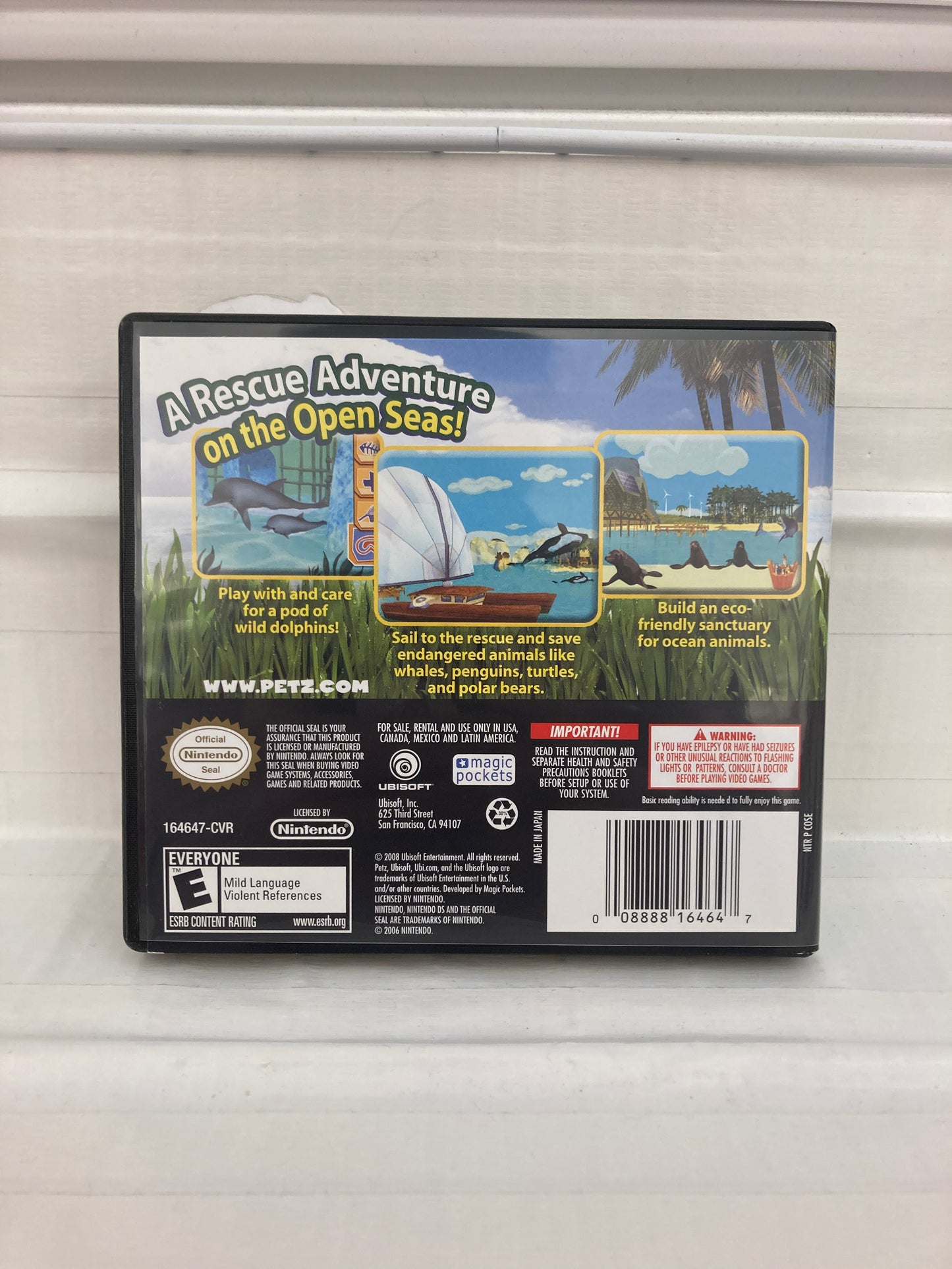 Petz Rescue Ocean Patrol - Nintendo DS