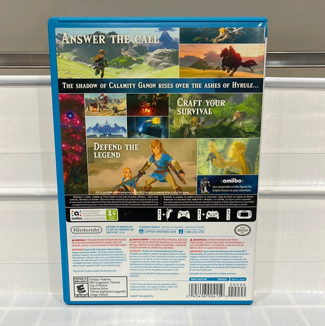 Zelda Breath of the Wild - Wii U