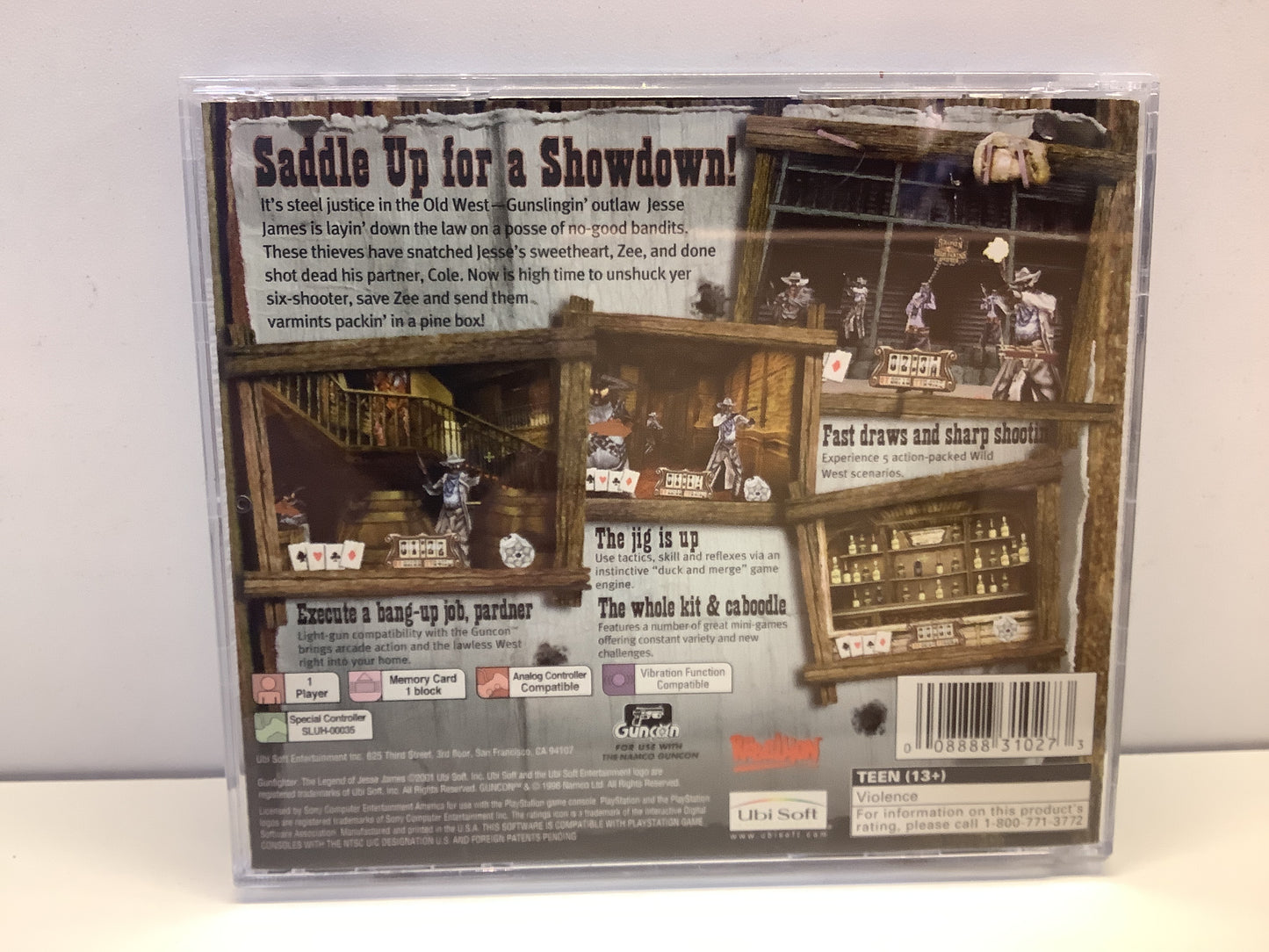 Gunfighter The Legend of Jesse James - Playstation