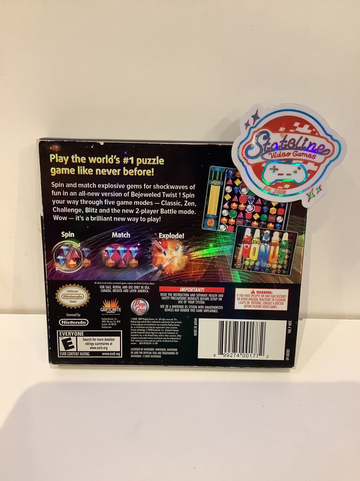 Bejeweled Twist - Nintendo DS